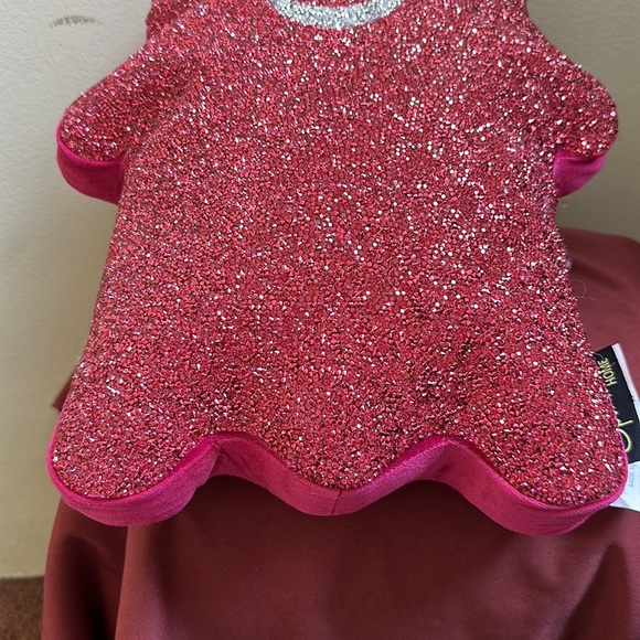 Halloween Hot Pink Rhinestone Ghost Pillow. - Picture 5 of 5